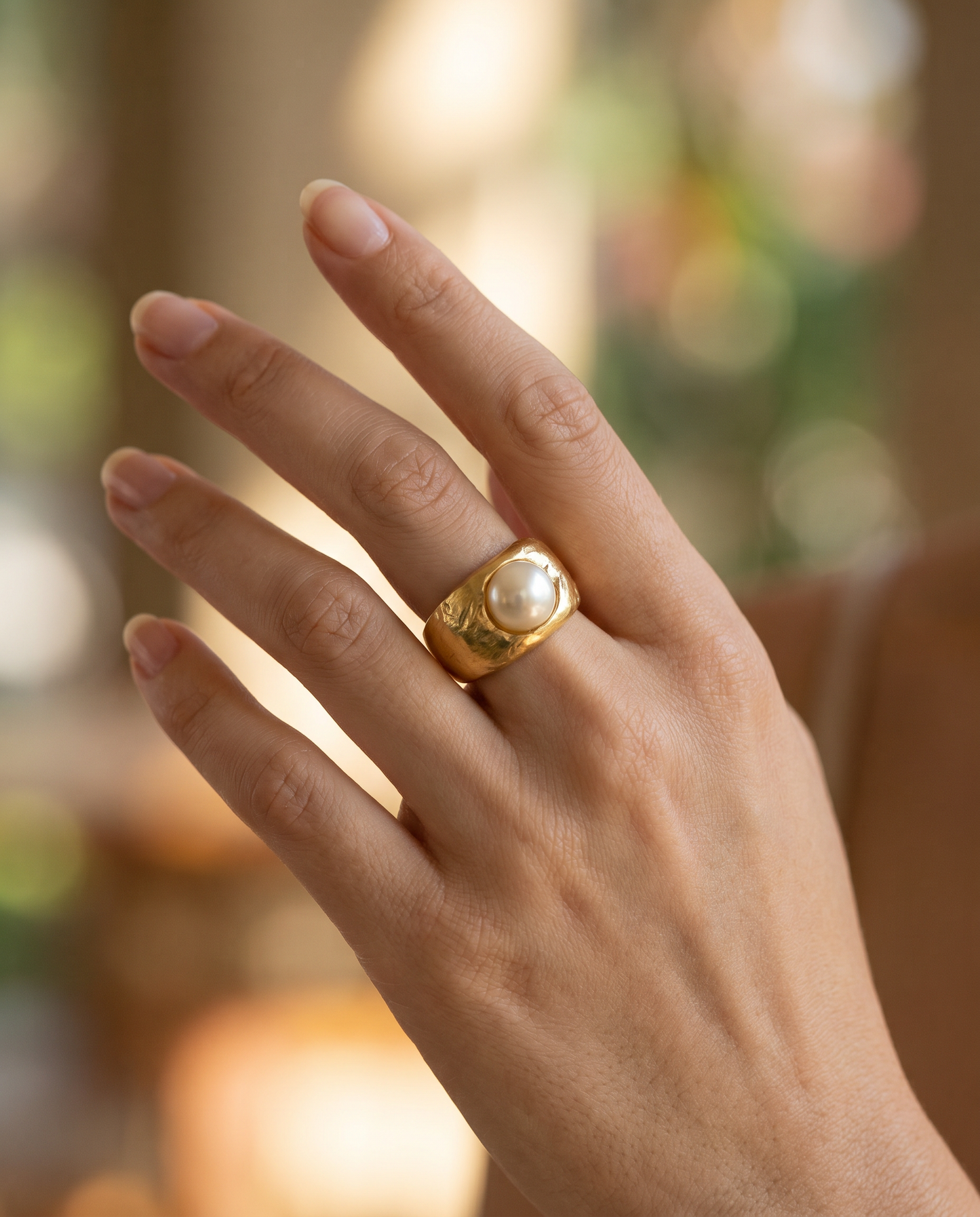 Anillo Perla Dominica