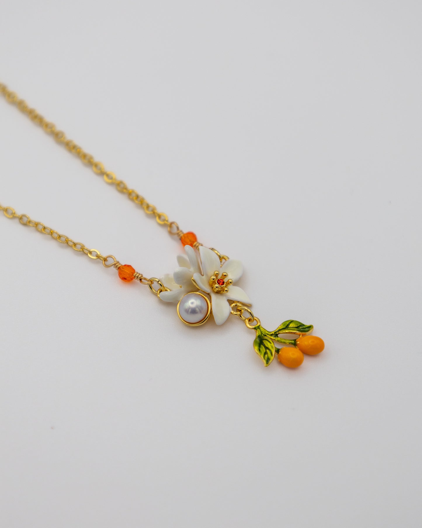 Collar Azahar Mandarina