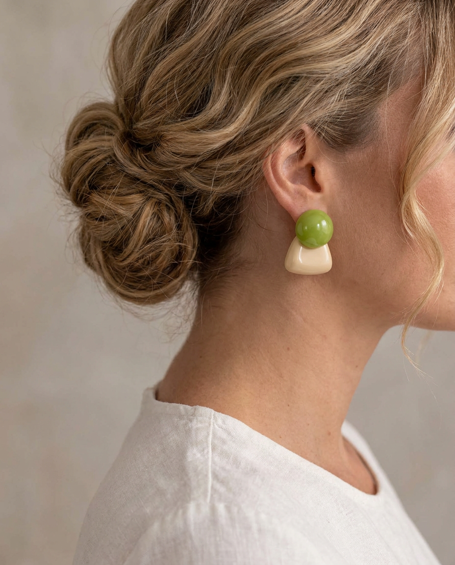 Pendientes Salvia