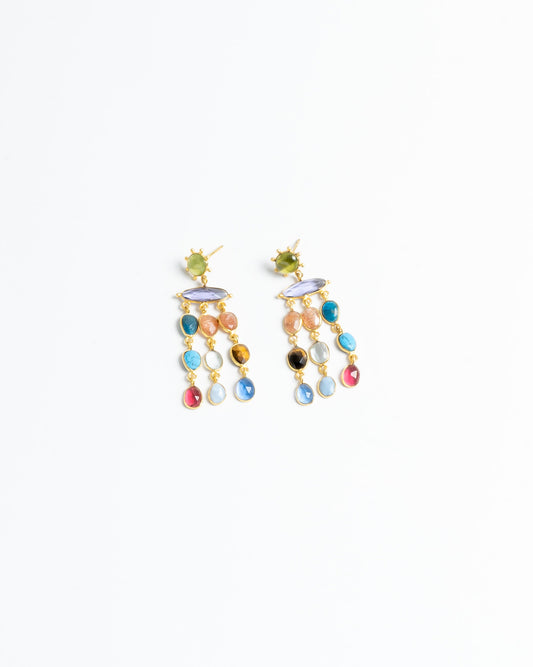 Pendientes Rosa del Desierto